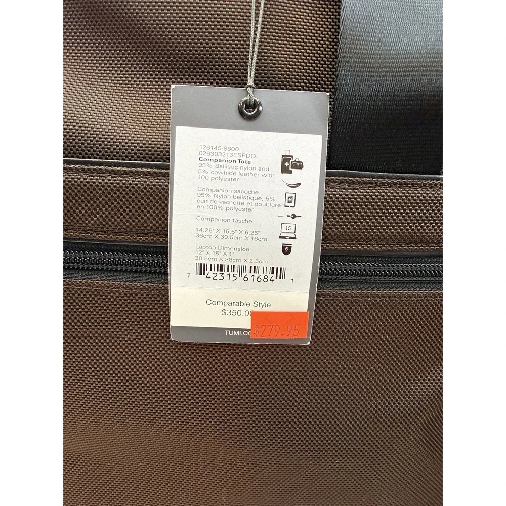 TUMI Gen 4.3 Ballistic Nylon Companion Tote Bag 15